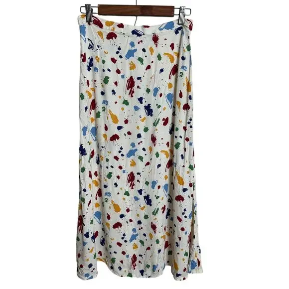 Reformation Bea Midi Skirt in Painted Lady Womans 8 - Picture 2 of 12